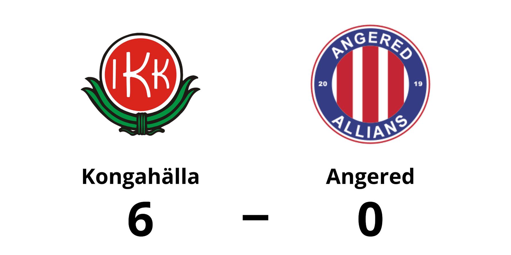 IK Kongahälla/Kungälvs FF vann mot Angered BK dam