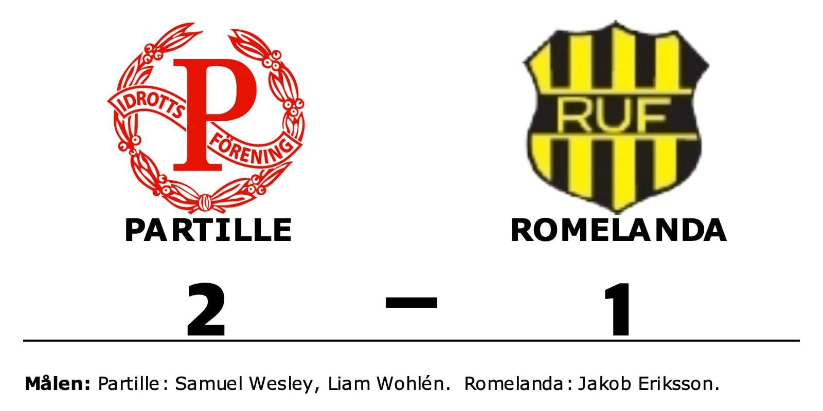 Partille vann mot Romelanda