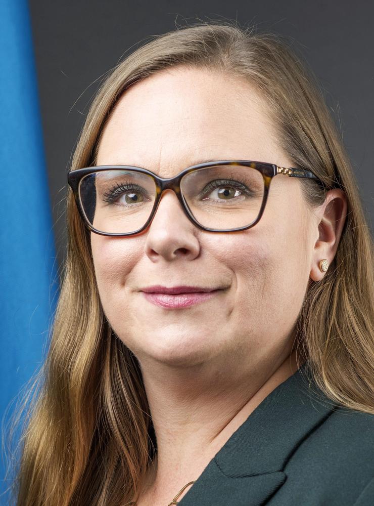 Therese Fagerstedt, pressekreterare på försvarsmakten.