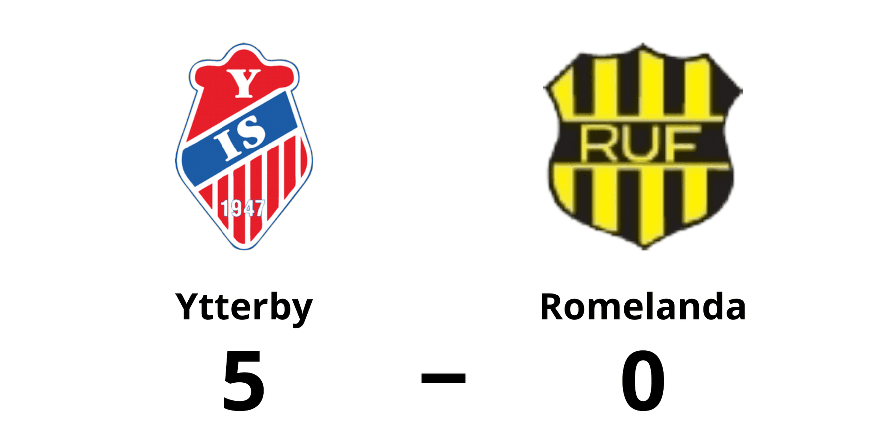 Ytterby IS vann mot Romelanda UF