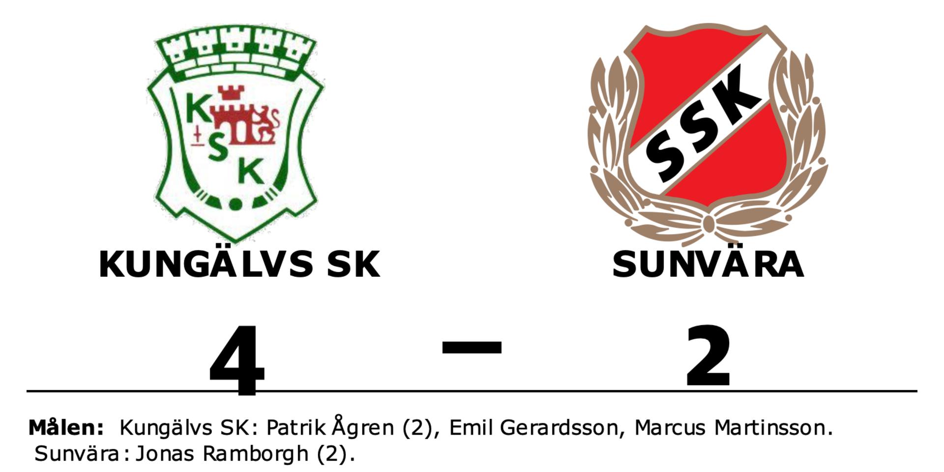 Kungälvs SK vann mot Sunvära