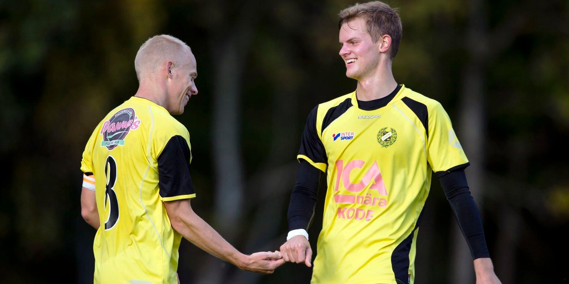 Kodes Markus Anderberg och Rasmus Haraldsson öste in mål tidigare. Nu har bägge lagt av. Arkivfoto: Michael Erichsen