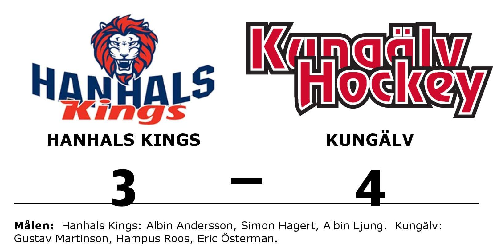 Hanhals Kings förlorade mot Kungälvs IK